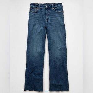 American Eagle Dreamy Drape Stretch Super High Waisted Baggy Wide Leg Jeans!